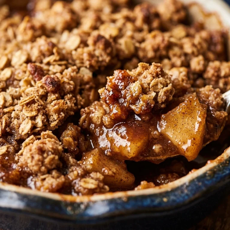 Cinnamon Apple Crumble - Fall Easy Dessert