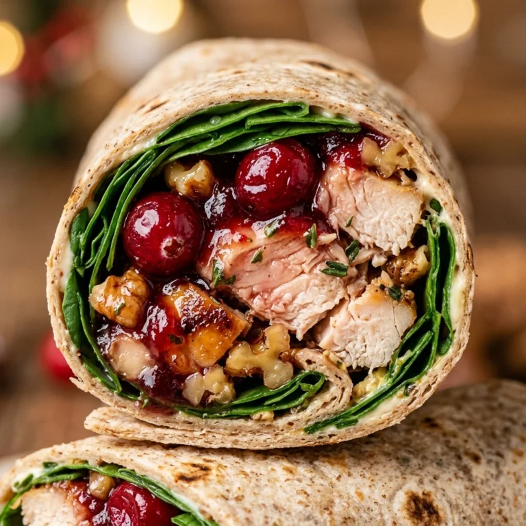 Cranberry Chicken Wraps - Christmas Dinner Quick