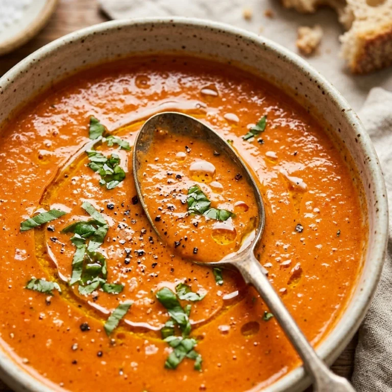 Creamy Tomato Basil Soup One Pot