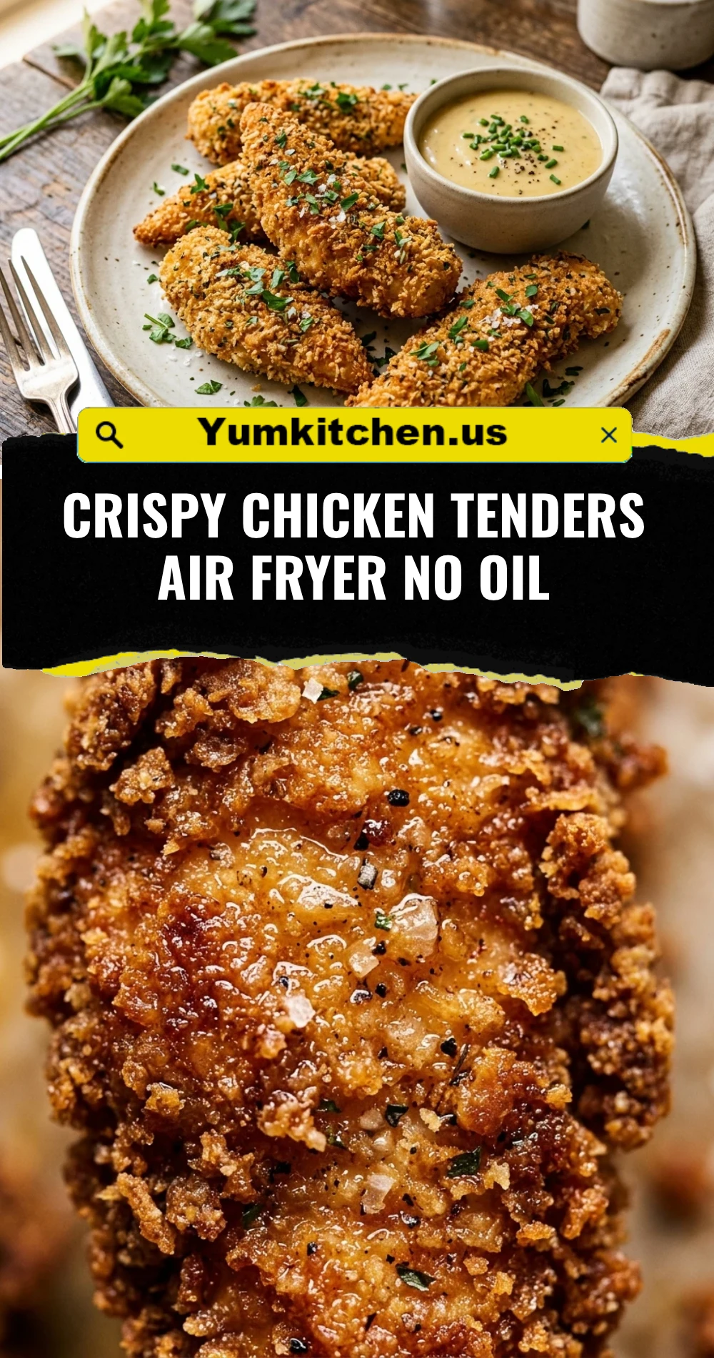 Crispy Chicken Tenders Air Fryer No Oil
