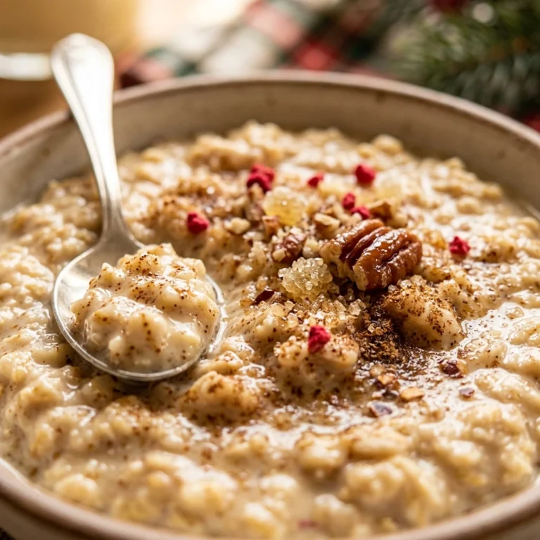 Eggnog Overnight Oats - Christmas Brunch Season