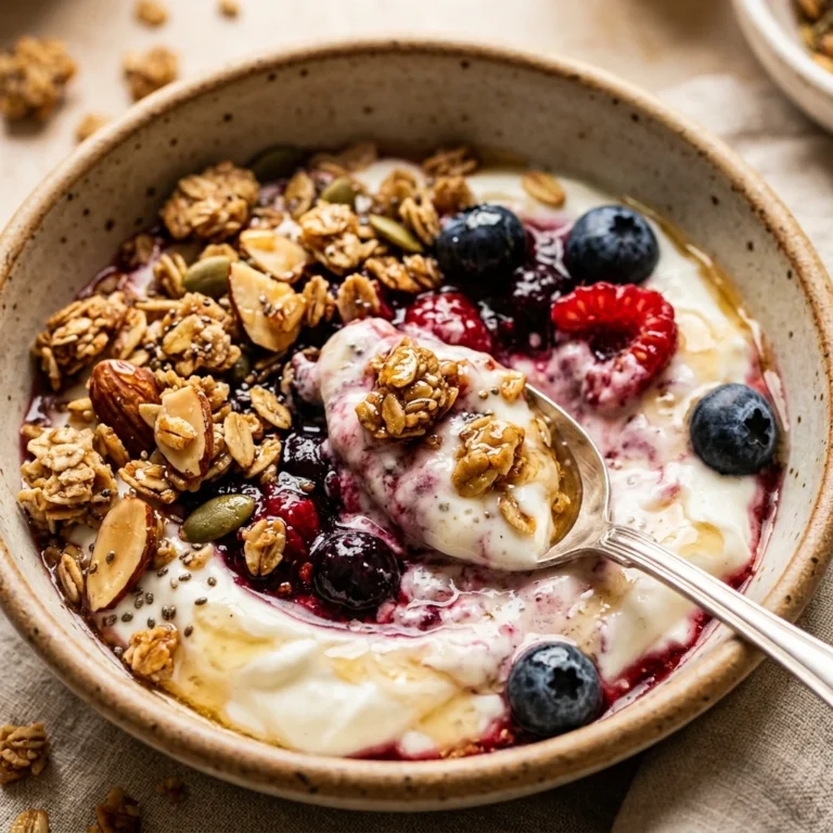 Greek Yogurt Parfait With Homemade Granola