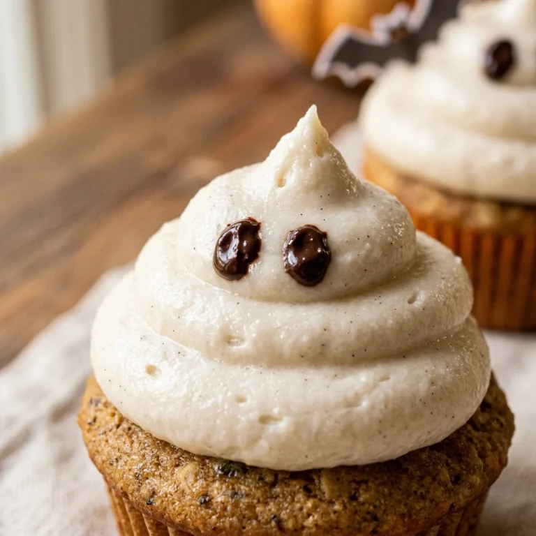 Halloween Cake Design - Ghost Cupcakes Healthy