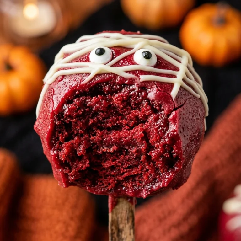 Halloween Cake Pops - Beet Red Velvet Healthy