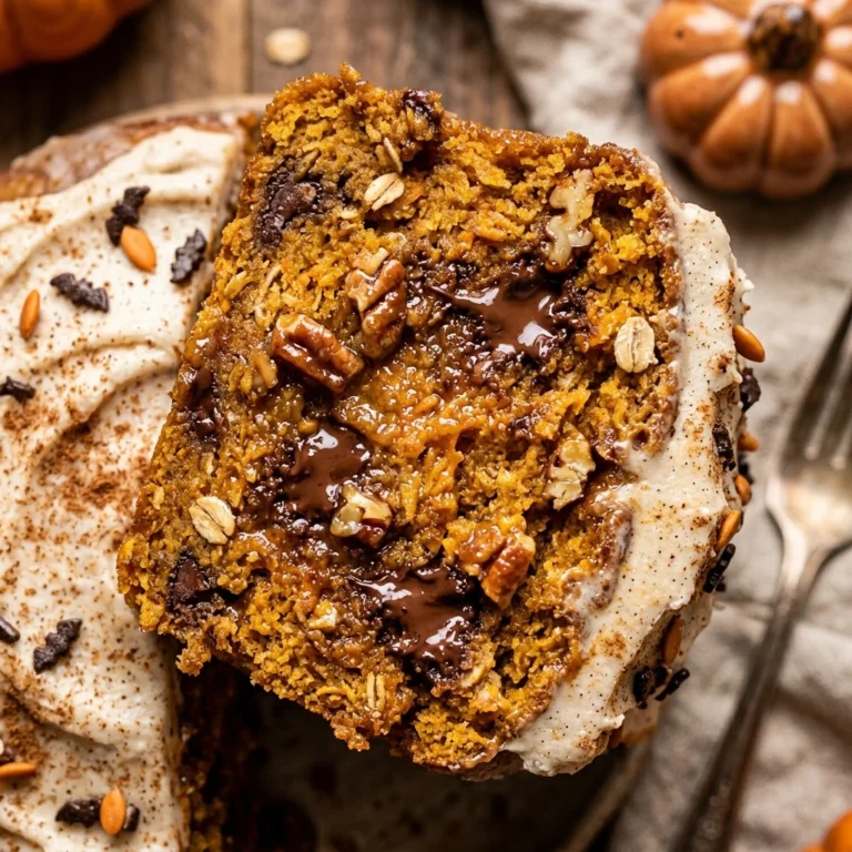 Halloween Cookie Cake - Healthy Pumpkin Cookie Cake