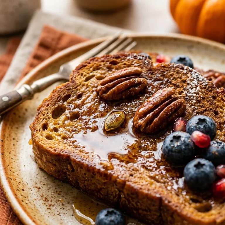 Halloween Dinner Ideas Healthy - Pumpkin Spice French Toast Breakfast