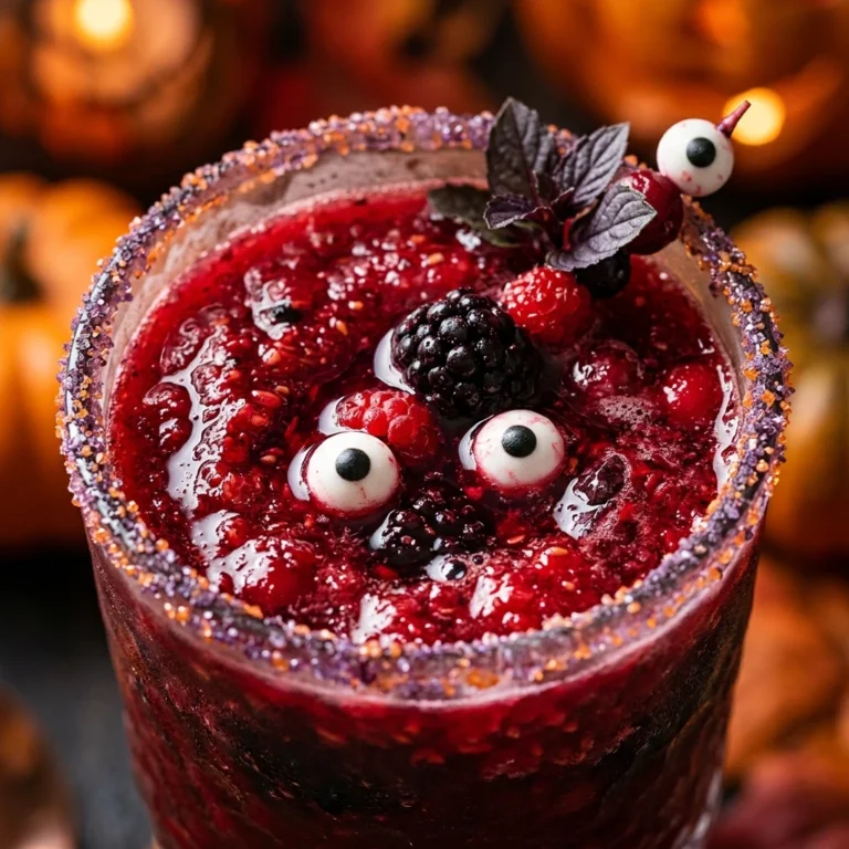 Halloween Drinks For Kids - Spooky Berry Punch