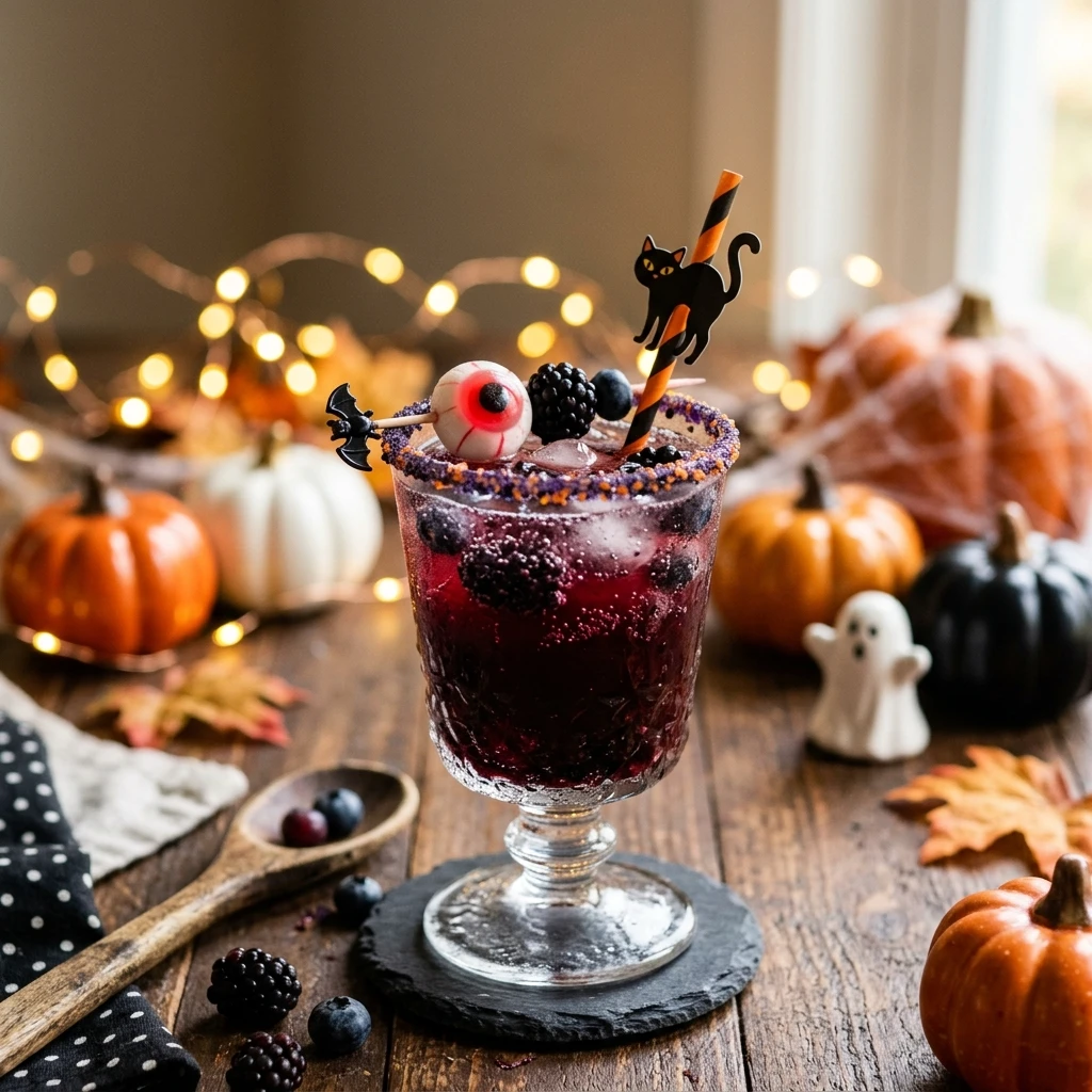 Halloween Drinks For Kids - Spooky Berry Punch