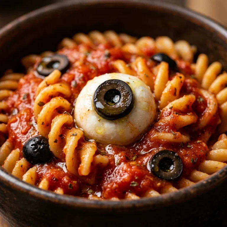 Halloween Food Ideas for Parties - Eyeball Pasta