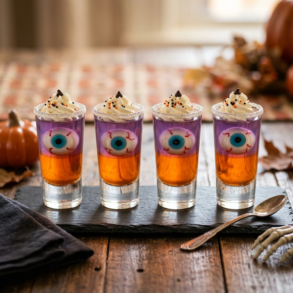 Halloween Jello Shots - Eyeball Shots