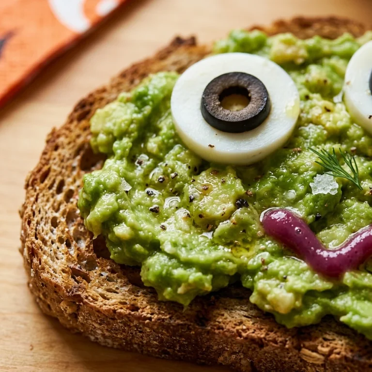 Halloween Lunch Ideas For Kids - Monster Avocado Toast