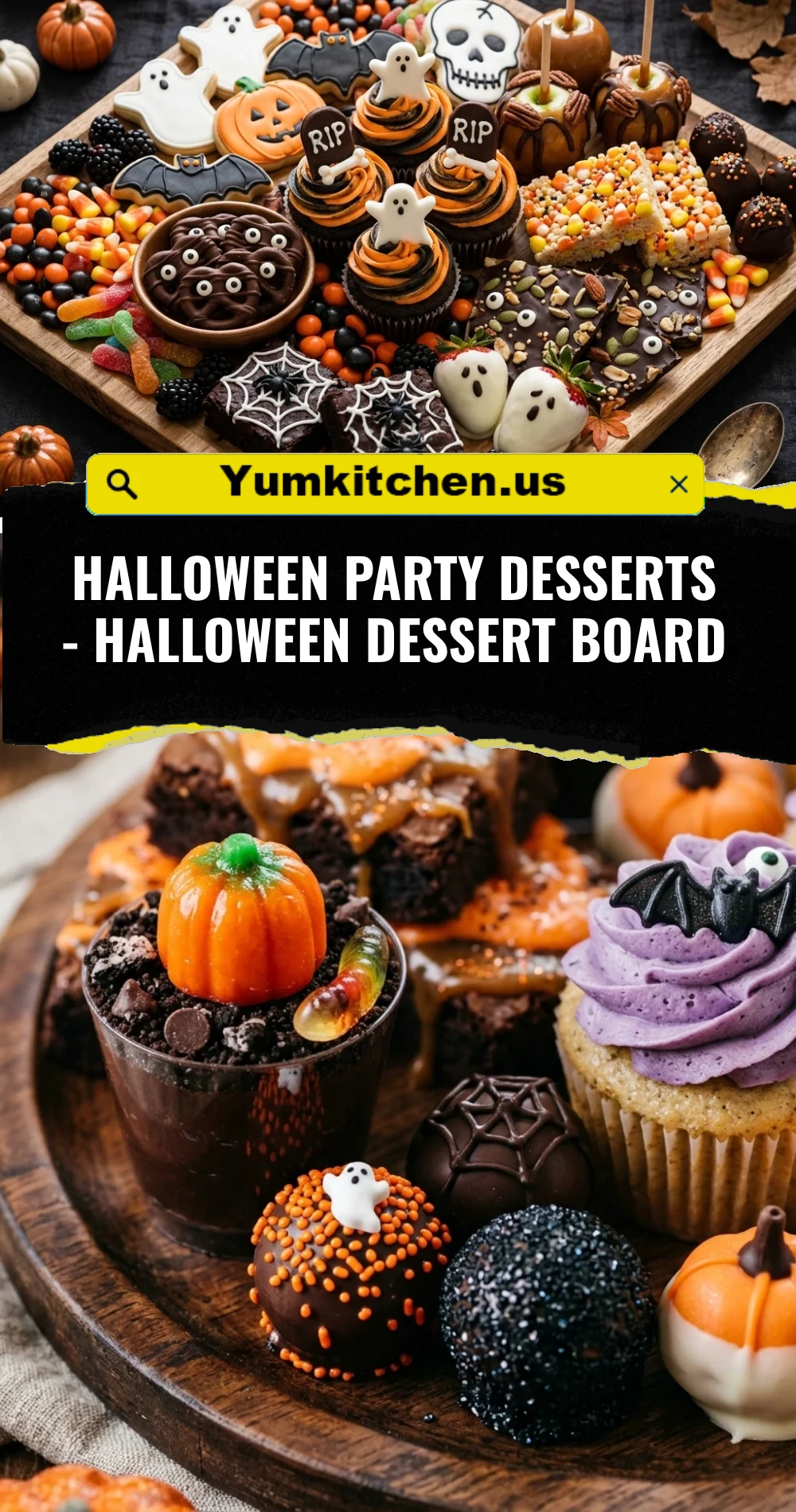 Halloween Party Desserts - Halloween Dessert Board