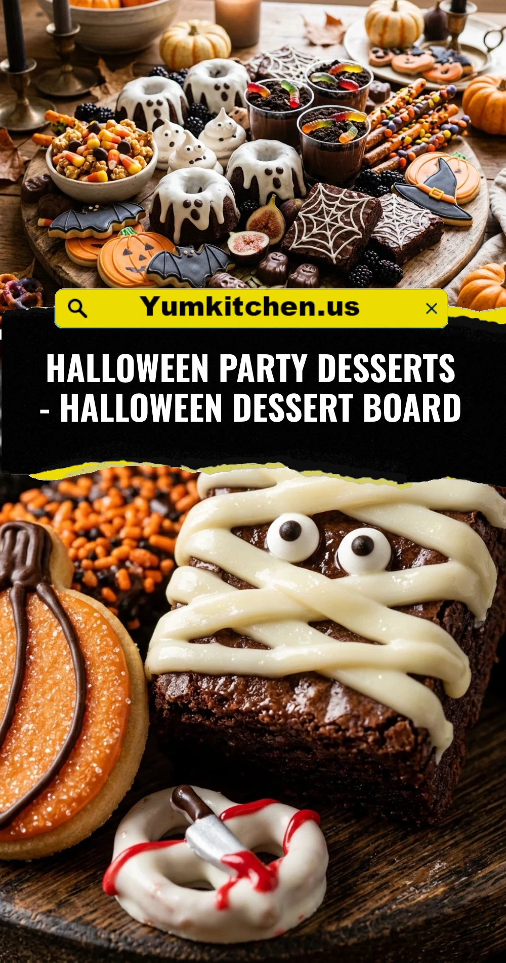 Halloween Party Desserts - Halloween Dessert Board