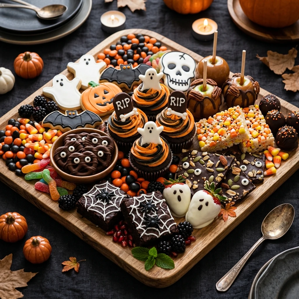 Halloween Party Desserts - Halloween Dessert Board