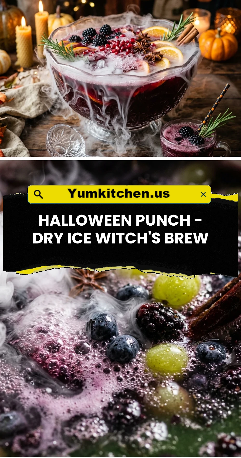 Halloween Punch - Dry Ice Witch's Brew
