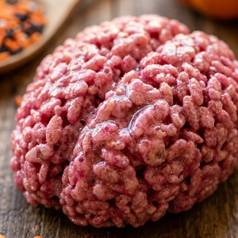 Halloween Rice Krispie Treats - Monster Brains