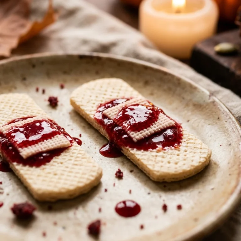 Halloween Themed Food - Edible Bloody Band-Aids