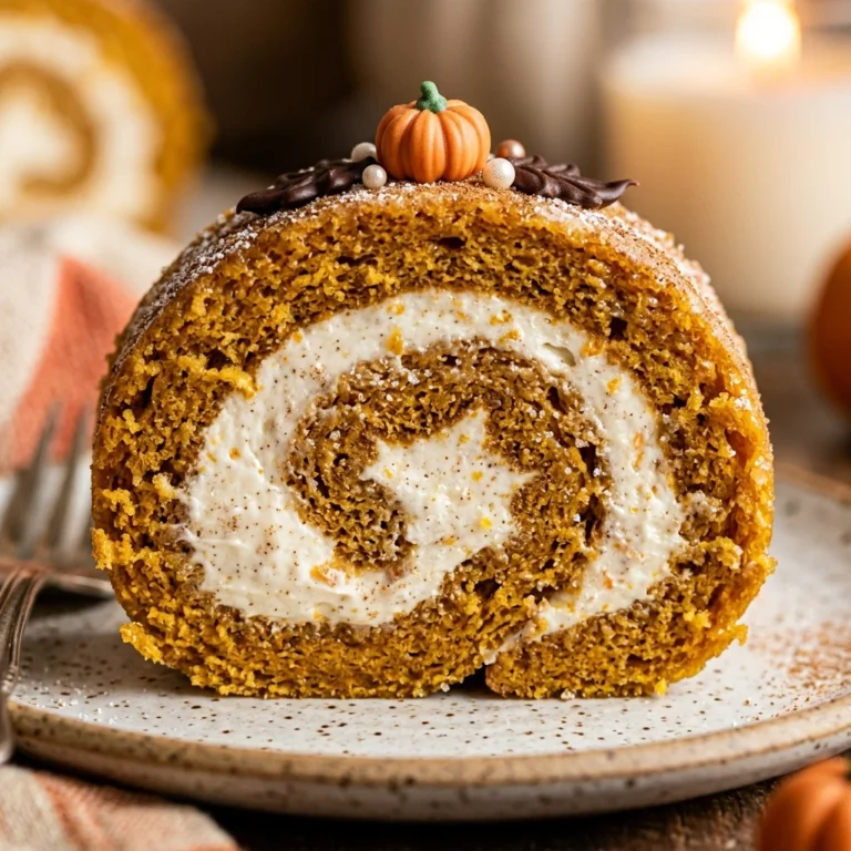 Halloween Vintage Cake - Pumpkin Roll Vintage Style