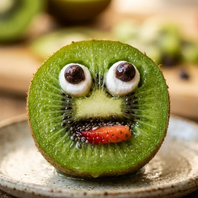 Healthy Monster Kiwi Cups - Halloween Lunch Ideas For Kids