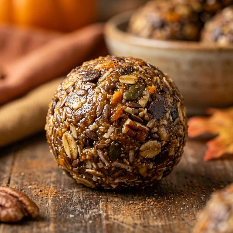 Healthy Pumpkin Spice Energy Bites - Fall Party Food