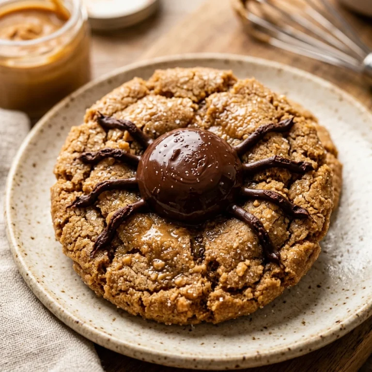 Healthy Spider Peanut Butter Cookies - Gluten Free