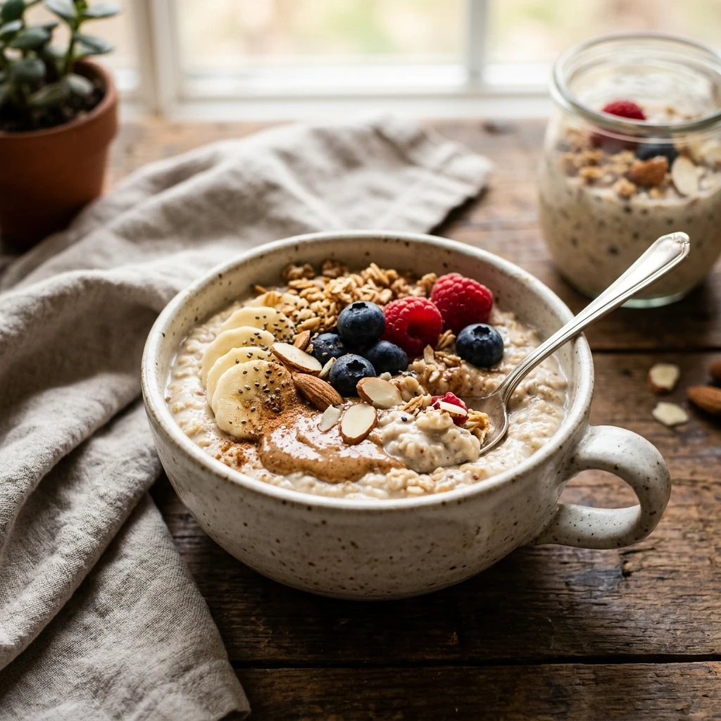 High Protein Overnight Oats That Keep Me Full Till Lunch