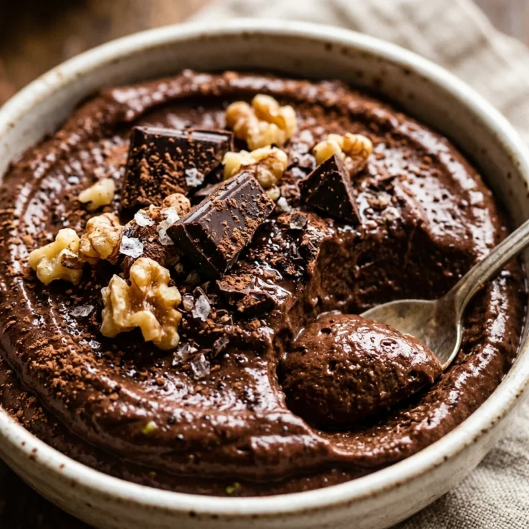 Keto Chocolate Avocado Mousse 3 Ingredient