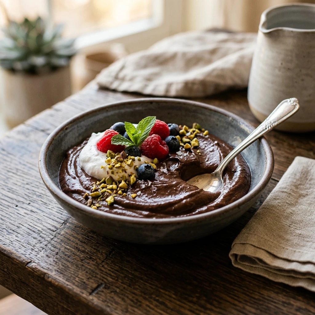 Keto Chocolate Avocado Mousse 3 Ingredient