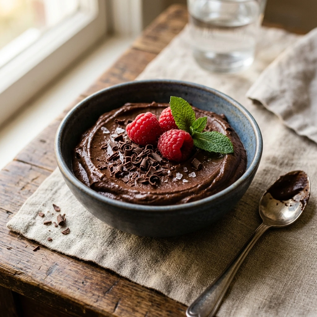 Keto Chocolate Avocado Mousse 3 Ingredient