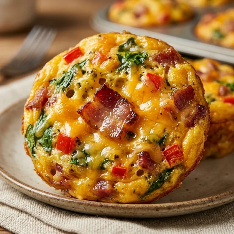 Keto Egg Muffins Breakfast Meal Prep