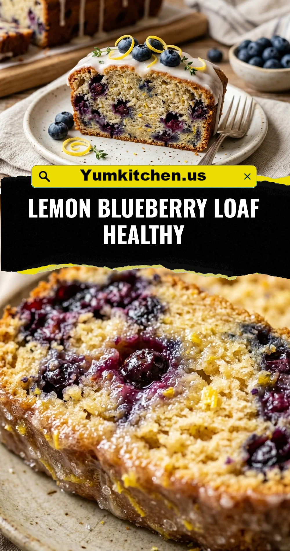 Lemon Blueberry Loaf Healthy