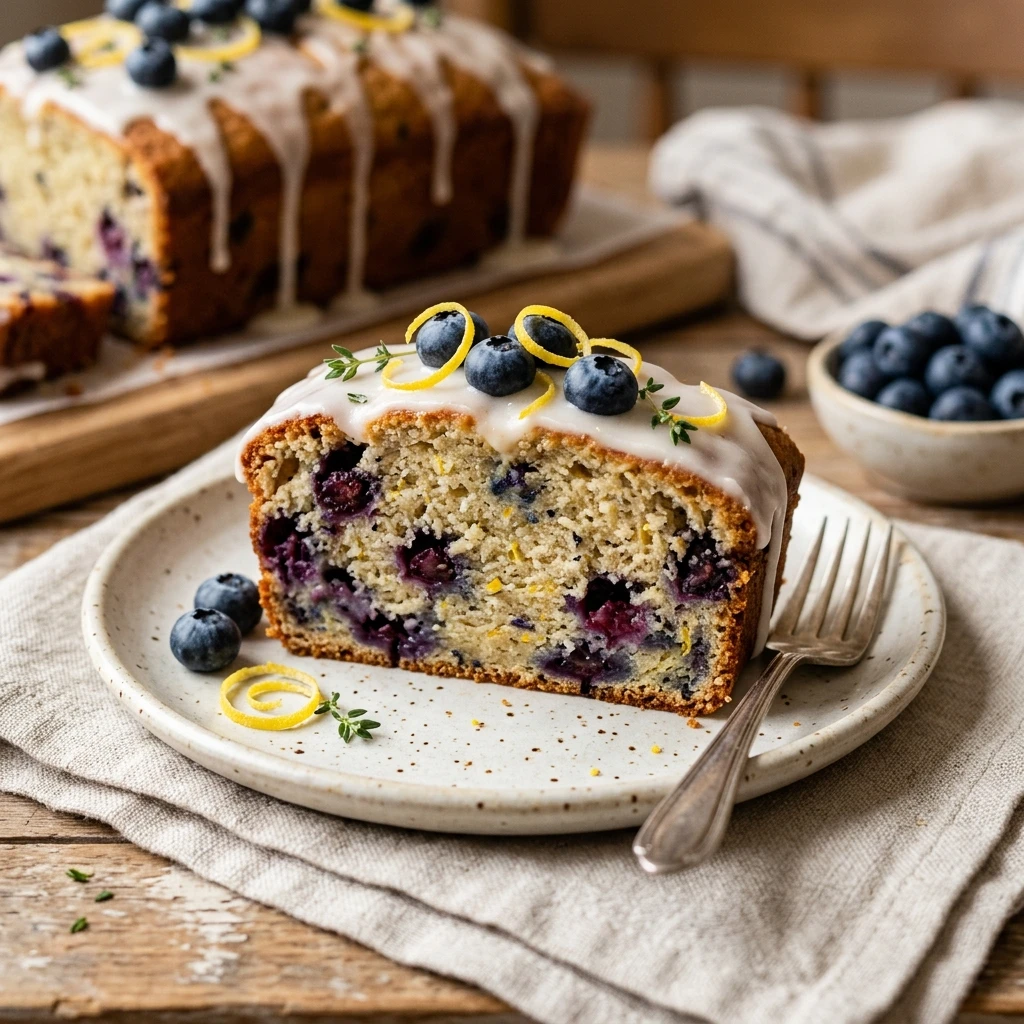 Lemon Blueberry Loaf Healthy
