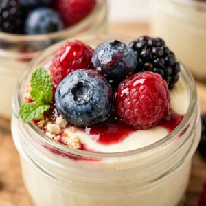 Low Carb Berry Cheesecake Cups No Bake