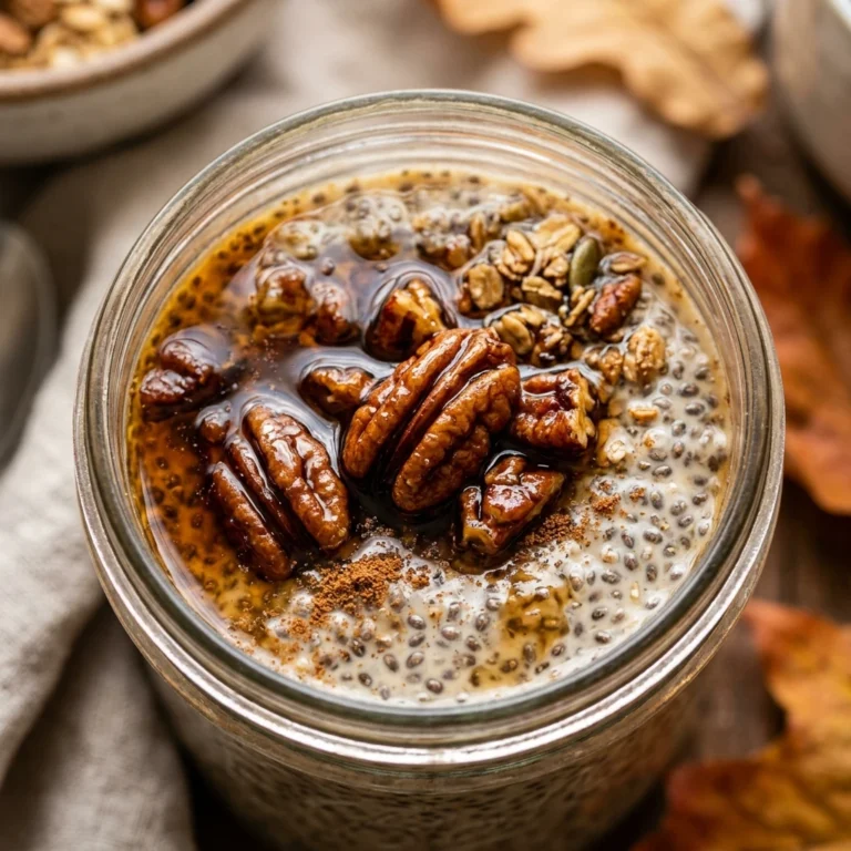 Maple Pecan Chia Pudding - Fall Meal Prep