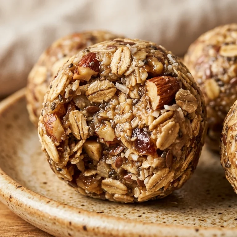 Oatmeal Cookie Energy Balls No Sugar