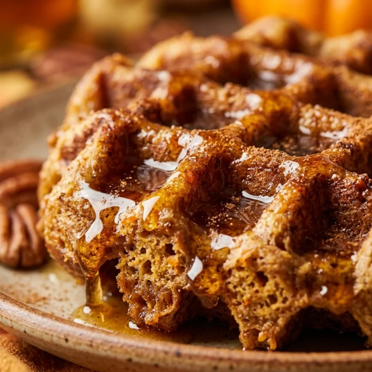 Pumpkin Spice Waffles - Fall Top Recipe