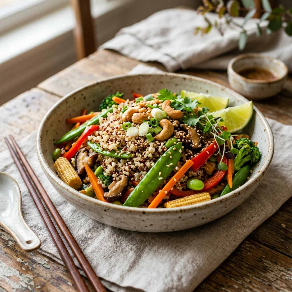 Quinoa Veggie Stir Fry Better Than Takeout