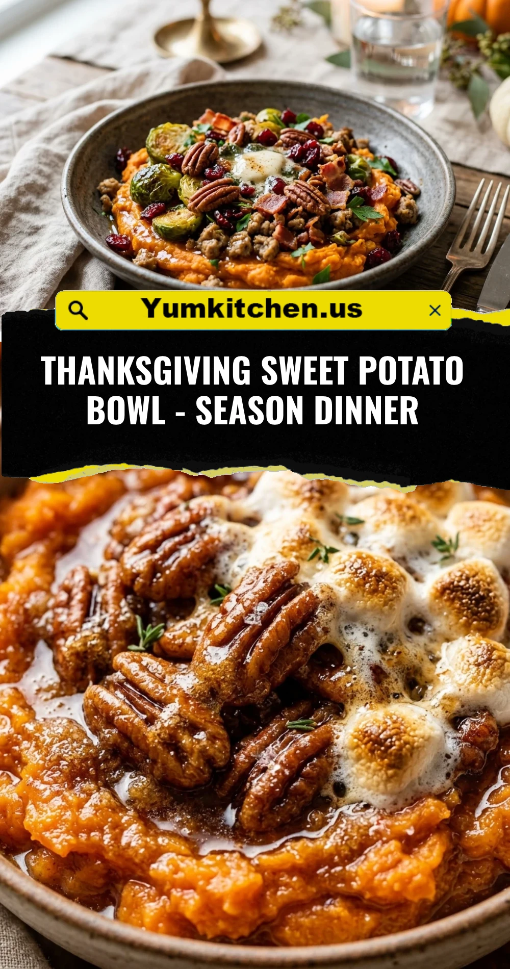 Thanksgiving Sweet Potato Bowl - Season Dinner