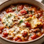 $10 Budget Lasagna Soup Feeds Family Of 6