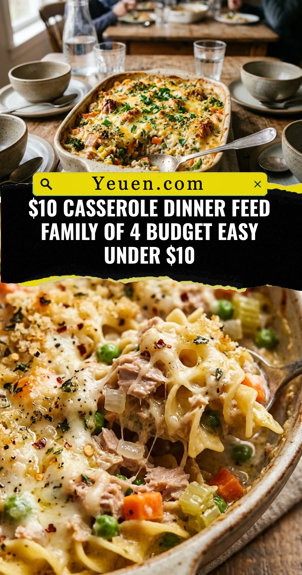 $10 Casserole Dinner Feed Family Of 4 Budget Easy Under $10