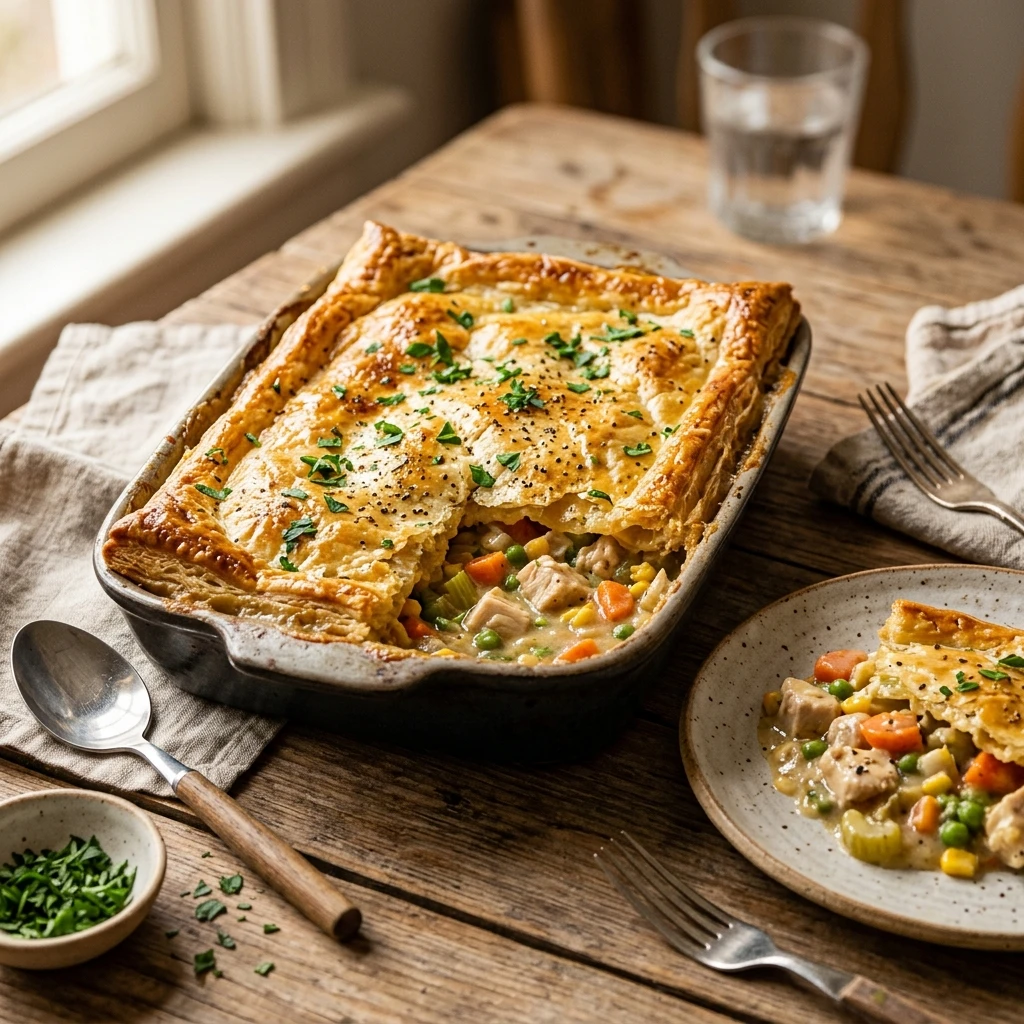 $10 Chicken Pot Pie Casserole Budget Comfort