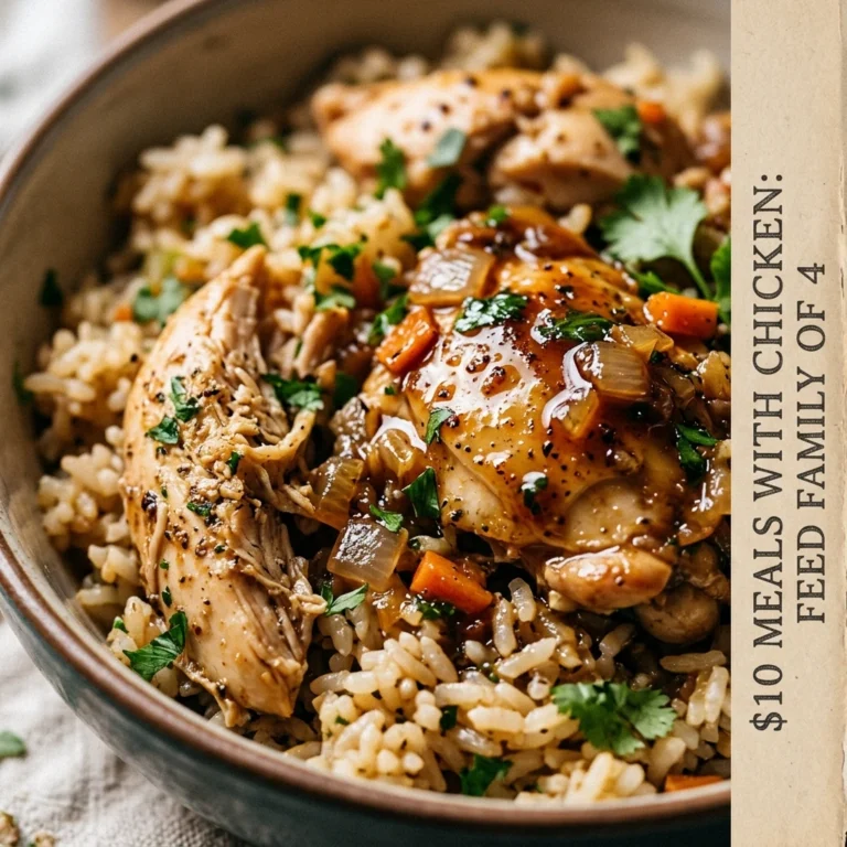 $10 Meals With Chicken Feed Family Of 4 Budget Cheap Dinners Easy