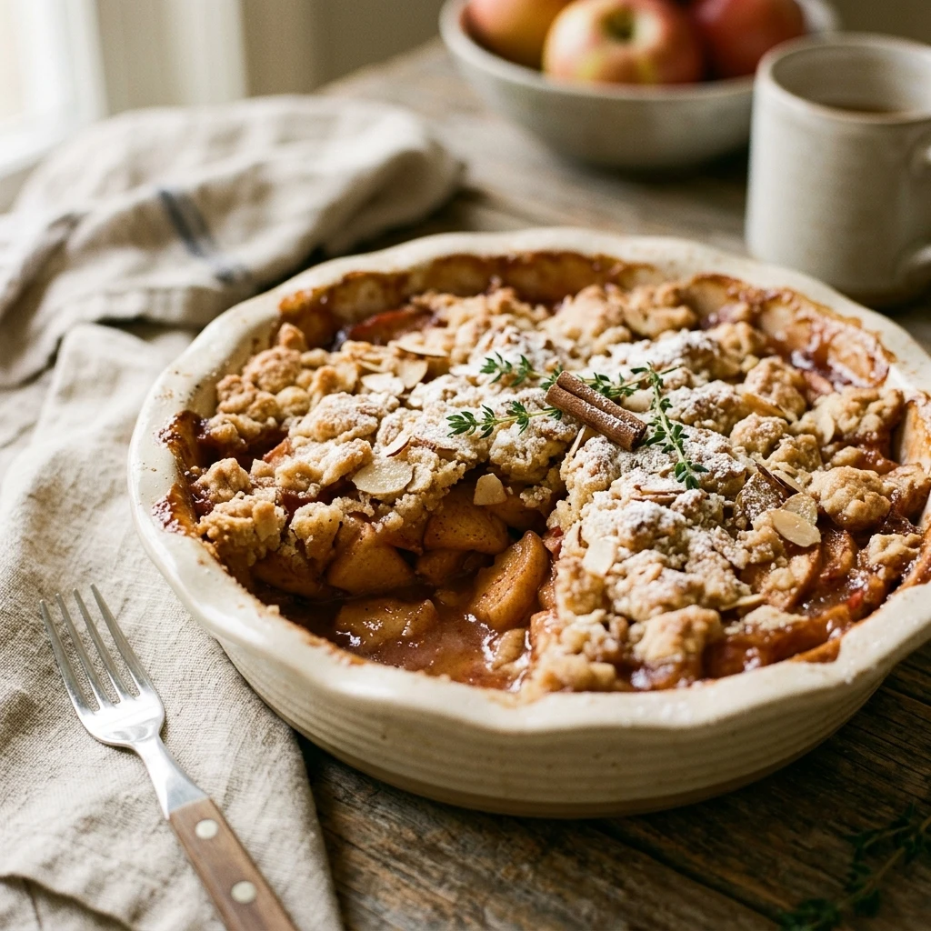 10 Min Apple Pie No Rolling Easy
