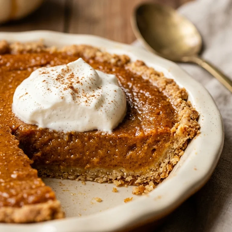 10 Min Prep Pumpkin Pie No Rolling