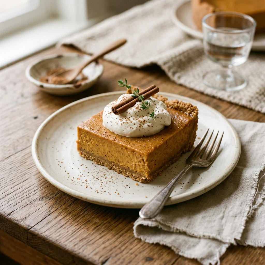 10 Min Prep Pumpkin Pie No Rolling