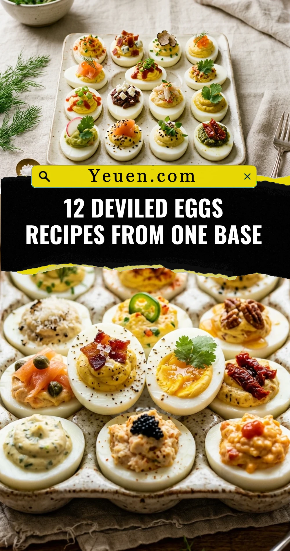 12 Deviled Eggs Recipes From One Base
