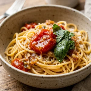 15 Minute Summer Bruschetta Pasta