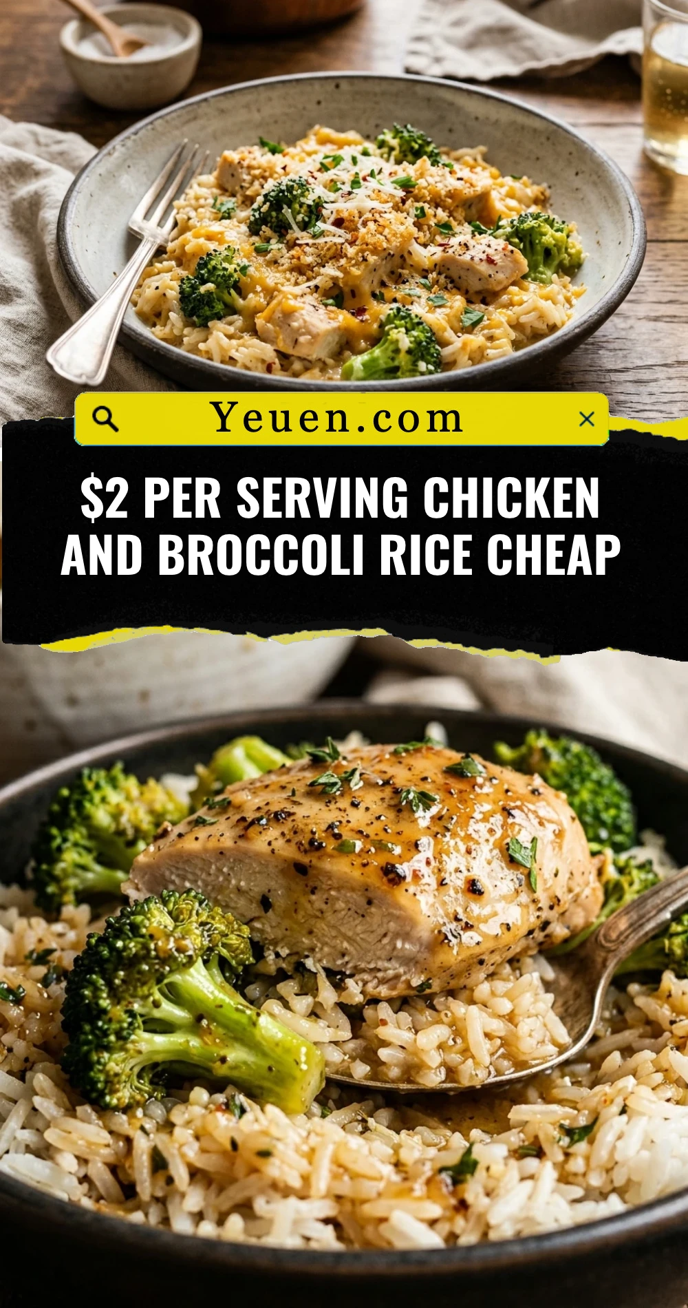 $2 Per Serving Chicken And Broccoli Rice Cheap