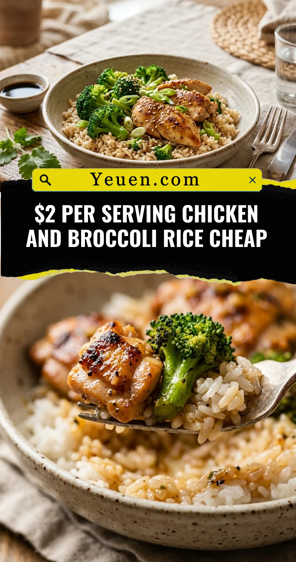 $2 Per Serving Chicken And Broccoli Rice Cheap