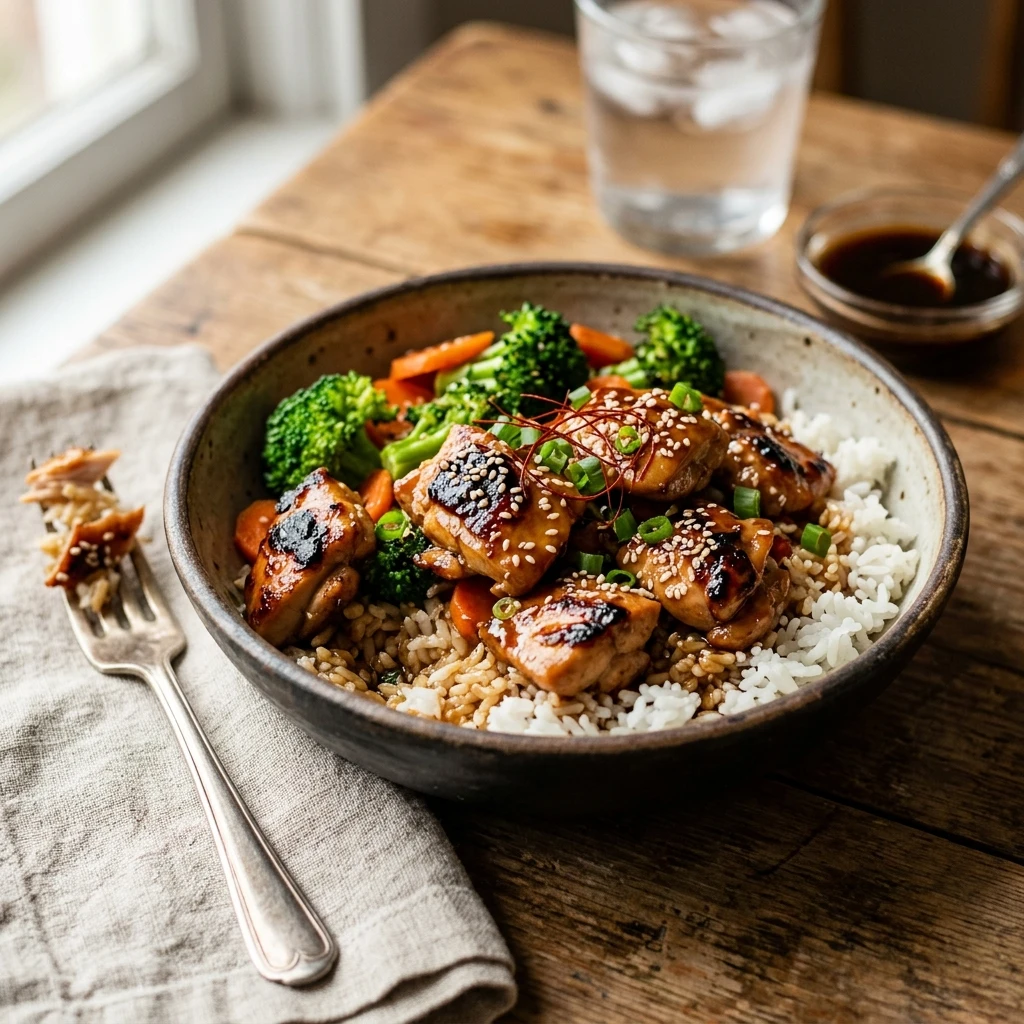 $2 Per Serving Teriyaki Chicken And Rice Easy Cheap
